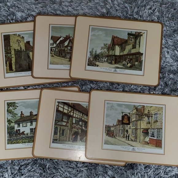 Pimpernel Dining Pimpernel 6 Acrylic Vintage Traditional Place Mats
